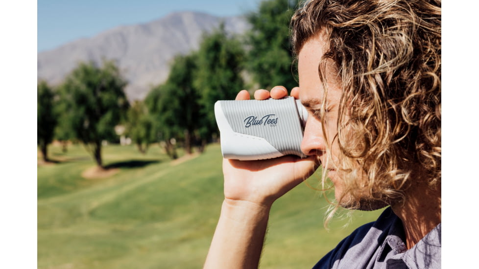 Blue Tees Golf Series 2 Golf Rangefinder, Grey/White, RF-G-S2-GW
