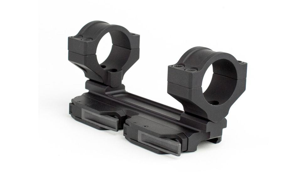 Bobro Engineering SCAR Dual Lever Mount 35mm Rings, Left Side Levers, Black B17-187-350-LL