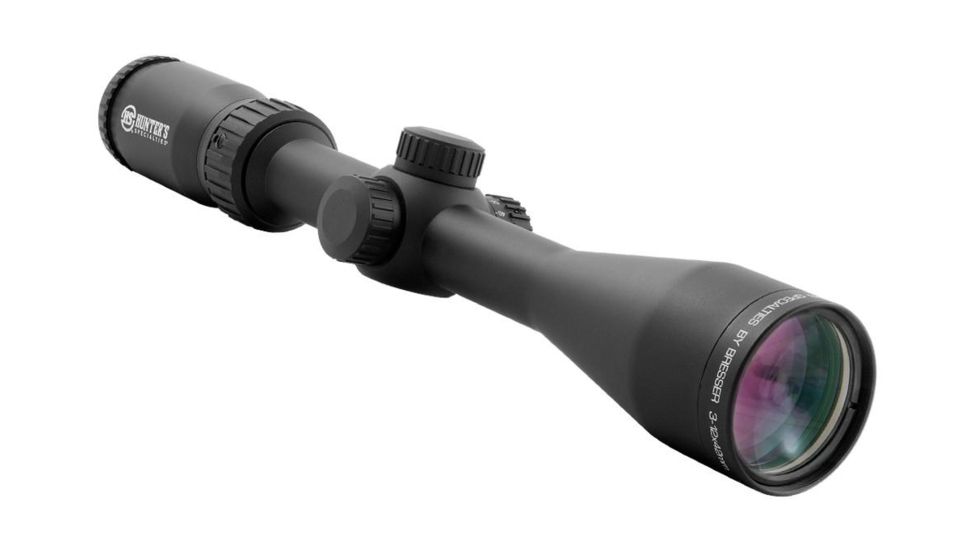 Bresser Hunter Specialty, 3-12x42 Rifle Scope, Non-Illuminated Reticle, Black HS-31242