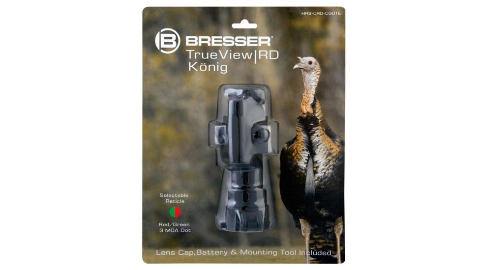 Bresser TrueView Knig Tactical Red Dot, 30mm,, Black, HRS-ORD-030TE