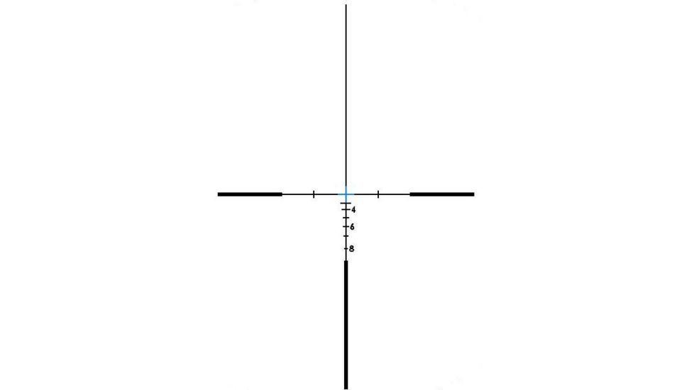 BROWE 4x32 Combat Optic Rifle Scope, 7.62x51mm Crosshair, Blue, Black, BCO-006B