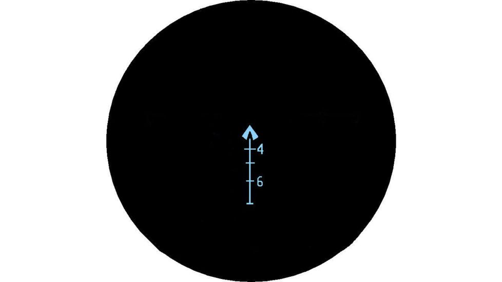 BROWE 4x32 Sport Optic Rifle Scope, 5.56mm Chevron, Blue, Black, BSO-001B-A
