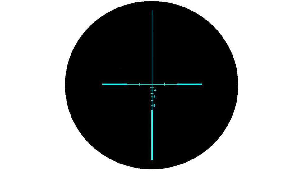 BROWE 4x32 Sport Optic Rifle Scope, 7.62x51mm Crosshair, Blue, Black, BSO-006B-A