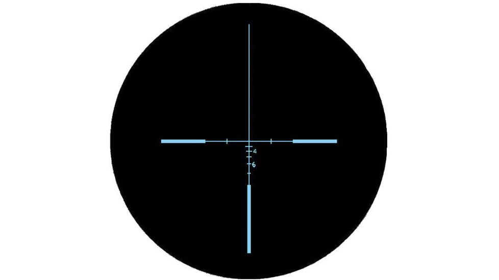 BROWE 4x32 Sport Optic Rifle Scope, FDE, 5.56mm Crosshair, Blue, Flat Dark Earth, BSO-003B-A-FDE