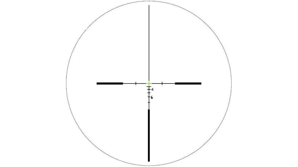 BROWE 4x32 Tactical Optic Rifle Scope, 5.56mm Crosshair, Green, Black, BTO-003G