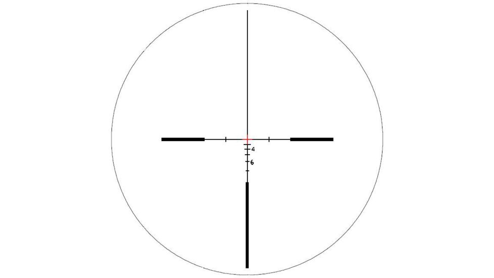 BROWE 4x32 Tactical Optic Rifle Scope, FDE 5.56mm Crosshair, Red, Flat Dark Earth, BTO-003-FDE