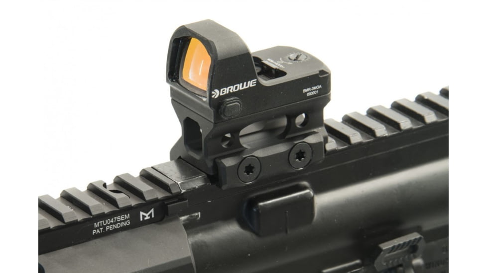 BROWE Micro Reflex w/ Co-Witness Mount, Black, BMR-3MOA-CW