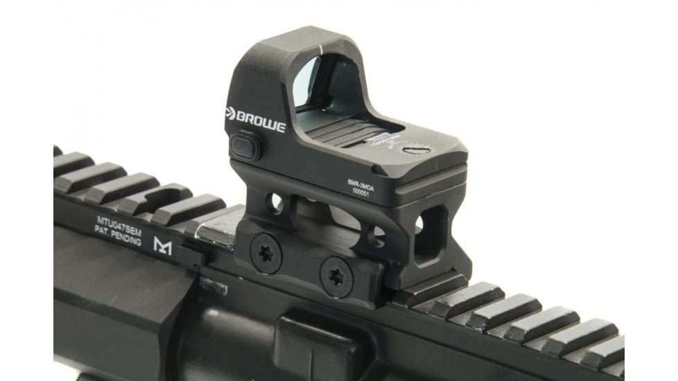 BROWE Micro Reflex w/ Co-Witness Mount, Black, BMR-3MOA-CW