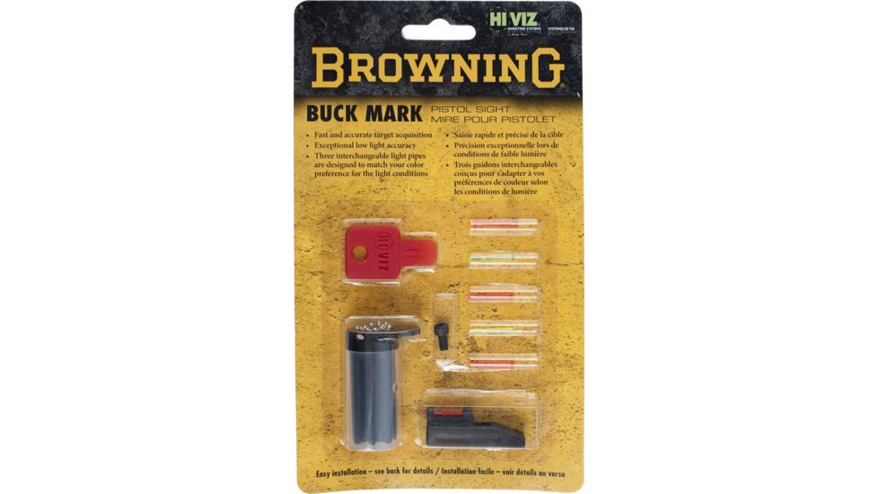 Browning HiViz Buck Mark Pistol Fiber Optic Day Sight, 12875