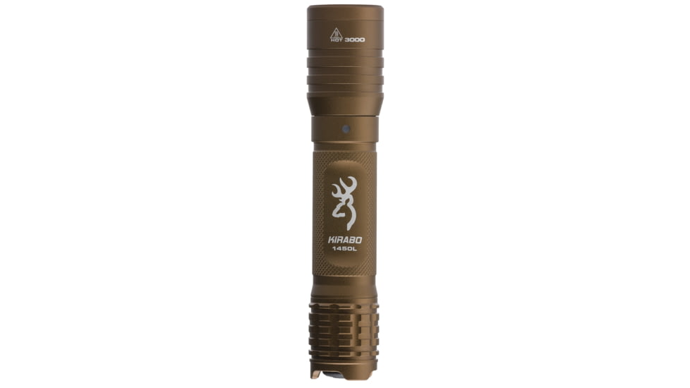 Browning Kirabo Rechargeable LED Flashlight, 1450 Lumens, Bronze, 3713000