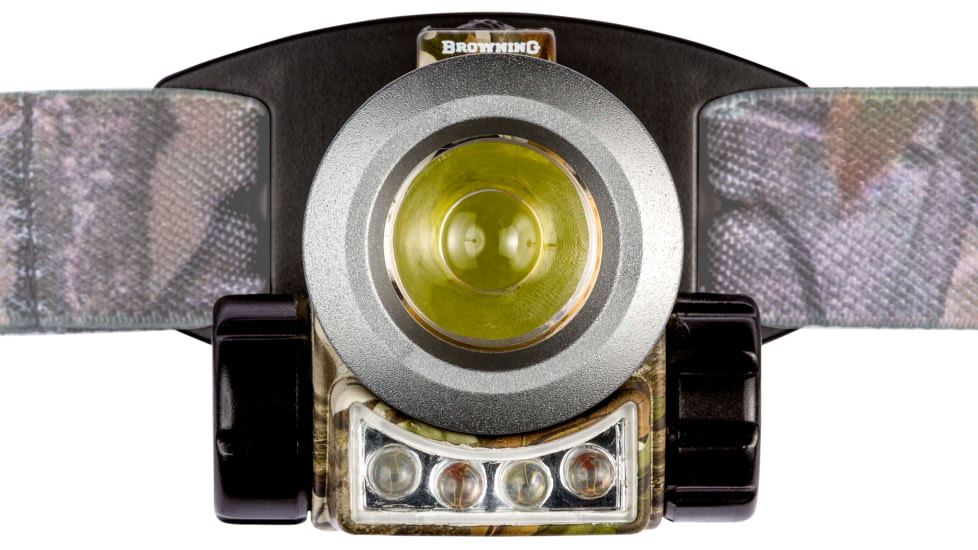 Browning Nitro 4 LED Headlamp Light - Mossy Oak Breakup 3718620