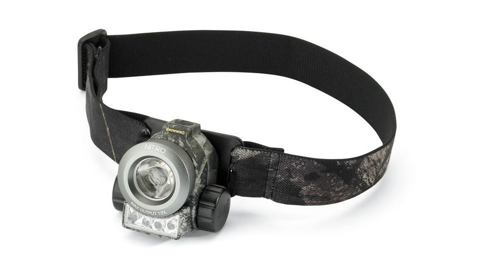 Browning Nitro 4 LED Headlamp Light - Mossy Oak New Breakup 3718620
