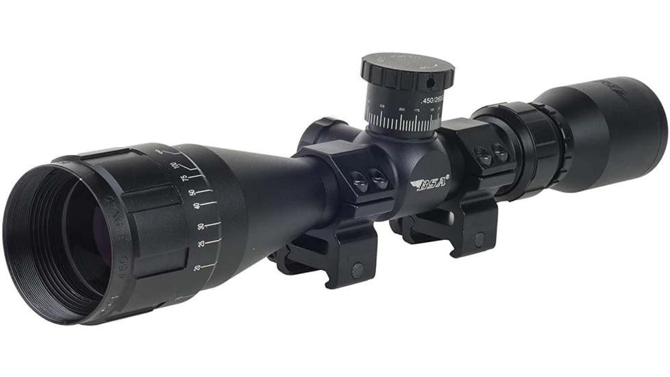 BSA 45039X40AOWRTB Sweet 450 Bushmaster 3-9x 40mm AO Obj 34.20-11.50 Ft @ 100 Yd