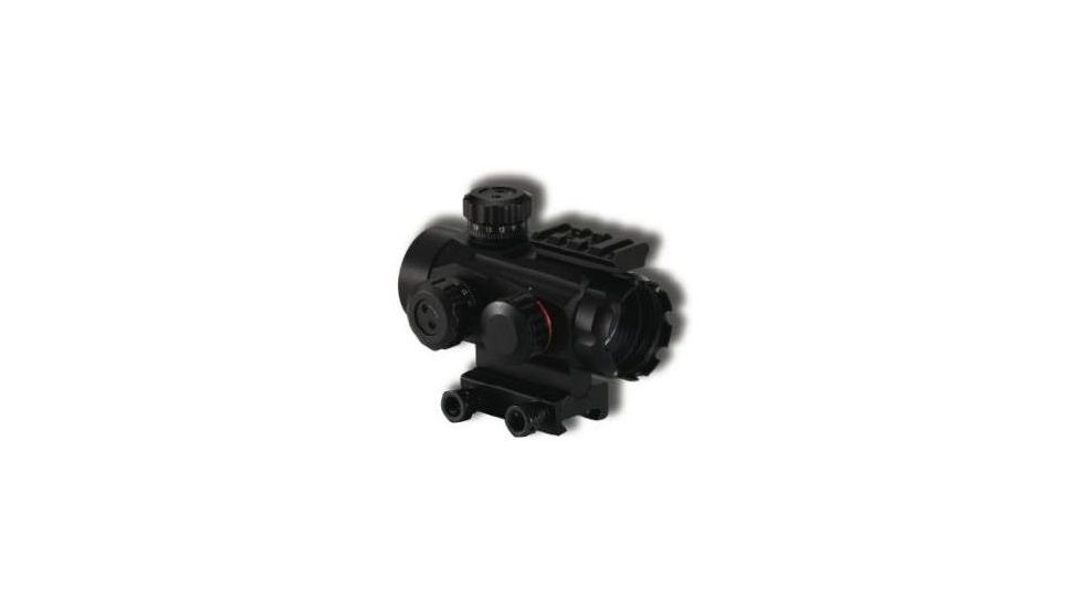 BSA Optics 35mm Tactical Weapon Red &amp; Green Dot, 5 MOA Dot w/ Multi-Reticle, Black, 35mm TW35RGMCP
