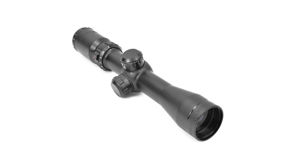 BSA Optics Edge 2-7x32 Duplex Reticle Pistol Scope, Matte Black - PS27X32
