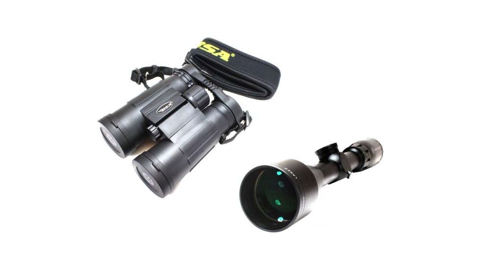 BSA Optics Majestic DX 10x42mm Binocular &amp; LG 3.5-10x50 Scope Combo