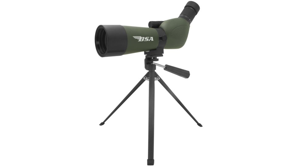BSA Optics Spectre 20-60x Spotting Scope, Green/Black, SS2060X60X60G