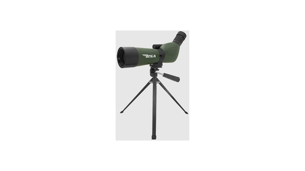 BSA Optics Spectre 20-60x Spotting Scope, Green/Black SS2060X60X60G