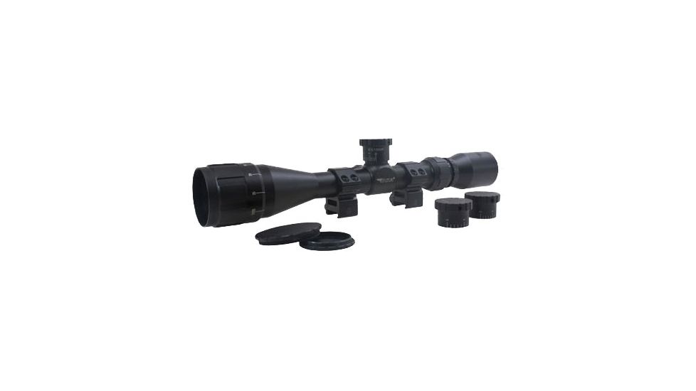 BSA Optics Sweet 17 3-9x40 AO Rifle Scope, .17 HMR, 2 Dovetail Rings, Black, 17-39X40AOWRTB