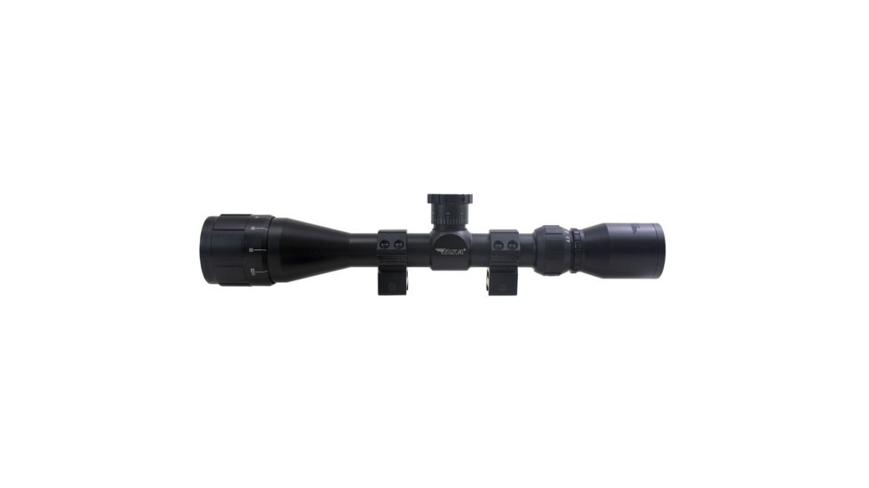 BSA Optics Sweet 270 3-9x40 AO Rifle Scope, .270, 2 Dovetail Rings, Black, 270-39X40AOWRTB