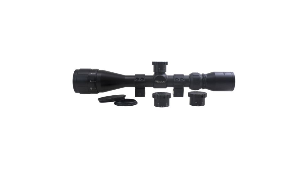BSA Optics Sweet 270 4-12x40 AO Rifle Scope, .270, 2 Dovetail Rings, Black, 270-412X40AOWRTB