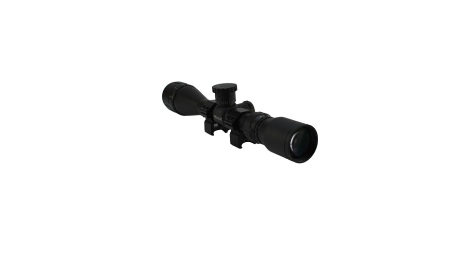 BSA Optics Sweet Riflesope, 6.5 Creedmoor 4.5-18x40mm AO, 30/30 Duplex Reticle, Weaver rings, Black, 6.5-4.518X40AOWRTB