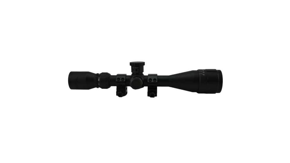 BSA Optics Sweet Riflesope, 6.5 Creedmoor 4.5-18x40mm AO, 30/30 Duplex Reticle, Weaver rings, Black, 6.5-4.518X40AOWRTB