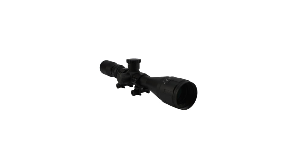 BSA Optics Sweet Riflesope, 6.5 Creedmoor 4.5-18x40mm AO, 30/30 Duplex Reticle, Weaver rings, Black, 6.5-4.518X40AOWRTB
