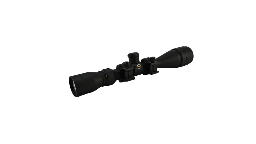 BSA Optics Sweet Riflesope, 6.5 Creedmoor 4.5-18x40mm AO, 30/30 Duplex Reticle, Weaver rings, Black, 6.5-4.518X40AOWRTB