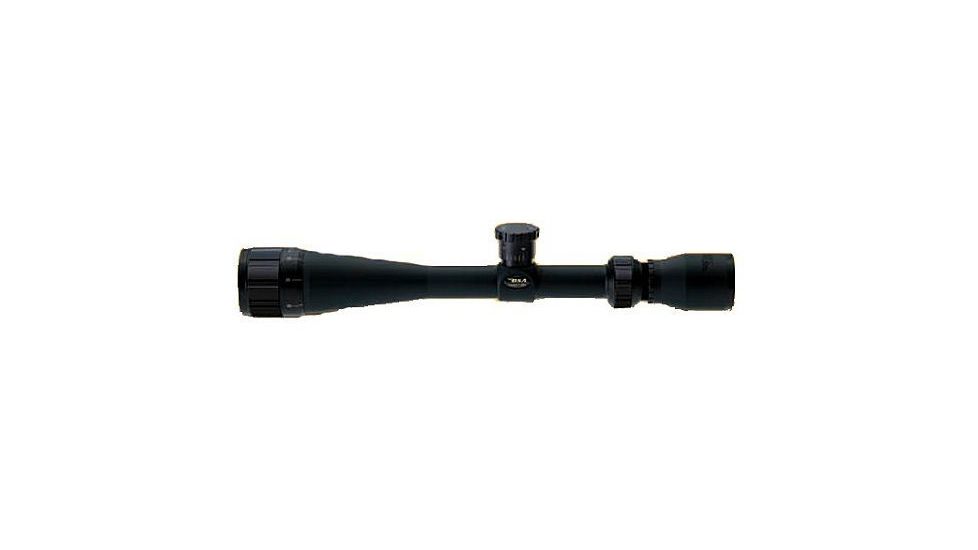 BSA Optics Sweet Series Rifle Scope w/3 Drums/Adjustable Objective 223-312X40AO