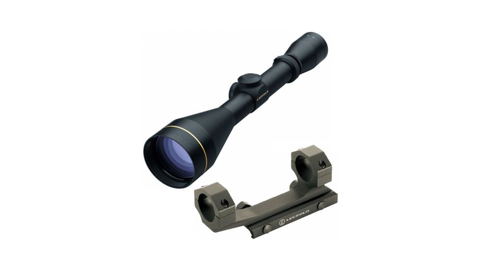 Leupold VX-2 4-12x50mm Rifle Scope, Matte Black, Duplex Reticle 110811 w/ Mark 2 Integrated Mount System, 1 in Ring 110811-KIT1