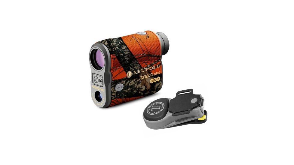 Leupold RX-1200i TBR/W with DNA Laser Rangefinder Mossy Oak Blaze Orange 170640 w/ QuickDraw Holster Tether System 170640-KIT1