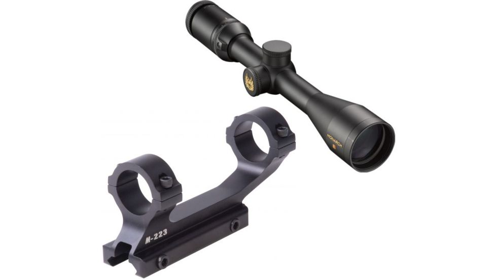 Nikon Monarch 3 2.5-10X42 Rifle Scope w/MILDOT Reticle 6763 w/ Nikon M-223 XR Mount 833 6763-KIT1