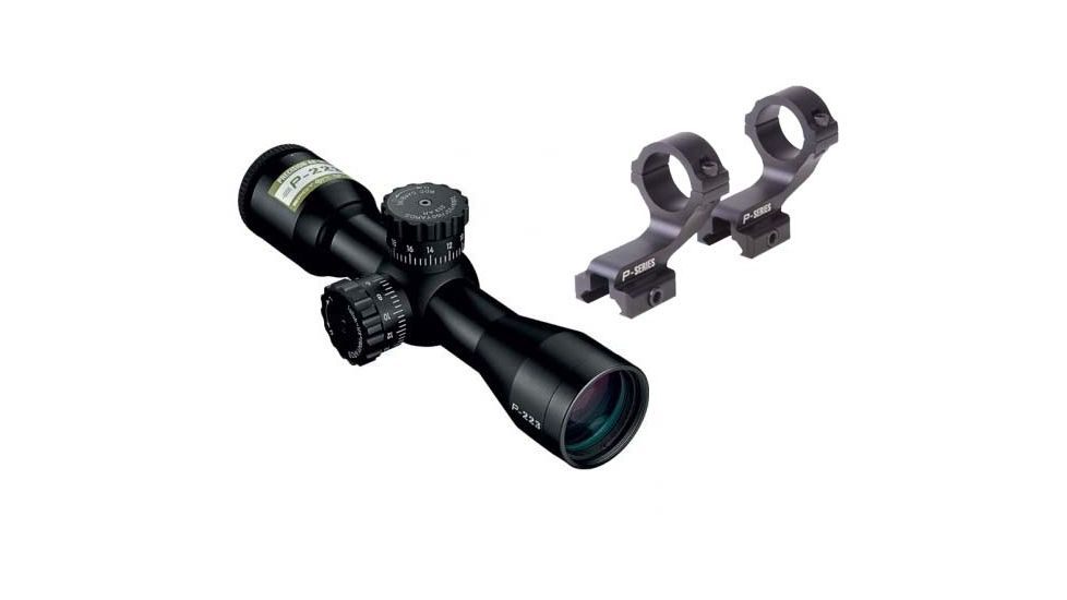Nikon P-223 3x32 Rifle Scope, Matte Black, w/BDC Carbine Reticle 8496 w/Nikon P-Series Mount 835