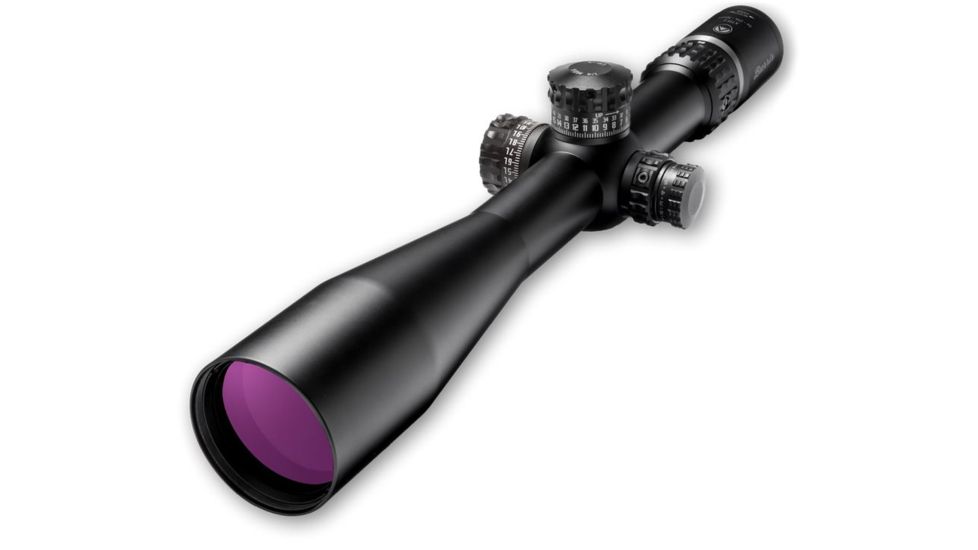 Burris Xtreme Tactical 5-25x50 mm Rifle Scope, 34 mm Tube, First Focal Plane, Black, Matte, Red G2B Mil-Dot Reticle, Mil Rad Adjustment, 201053