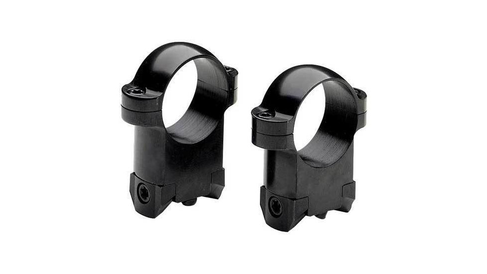 Burris Solid Steel 1 Inch Low Gloss Black Ring Mounts for Ruger M77 420102