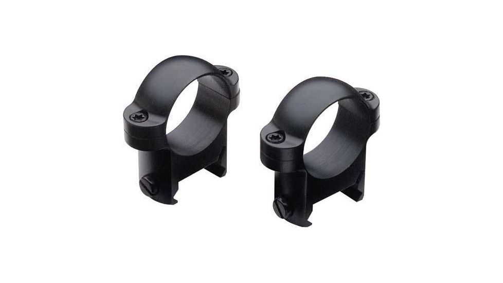Burris Zee 1in Steel Rifle Scope Rings - Low, Black Matte, 420083