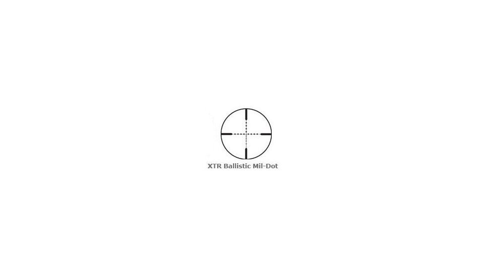 Burris 3-12x50 XTR Xtreme Rifle Scope, Matte Black with Ballistic Mil-Dot Reticle 201916