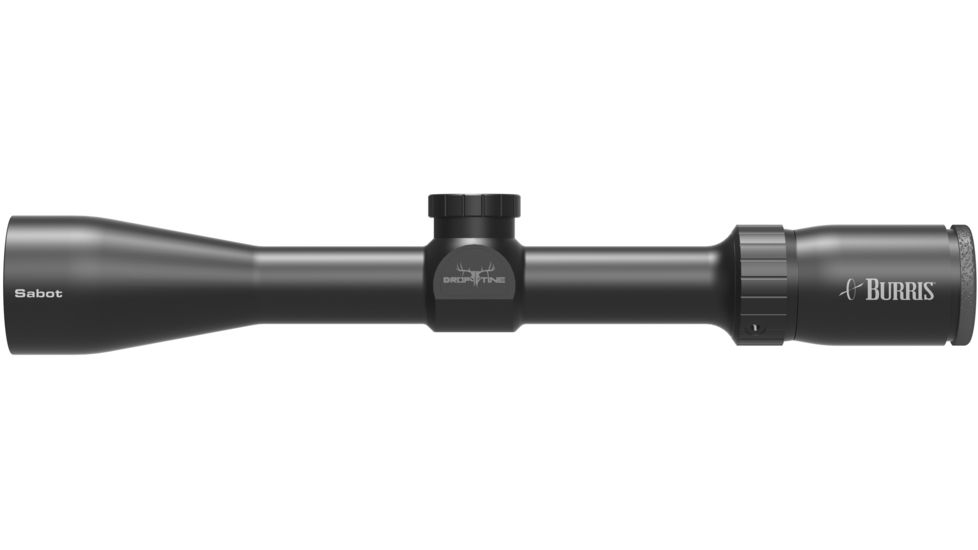 Burris Droptine 3-9x40 mm Rifle Scope, 1 in Tube, Second Focal Plane, Black, Matte, Non-Illuminated Ballistic Plex 22LR Reticle, MOA Adjustment, 200019