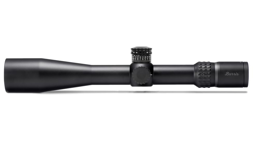 Burris Xtreme Tactical 5-25x50 mm Rifle Scope, 34mm Tube, First Focal Plane, Matte, Red SCR MOA Reticle, MOA Adjustment, Matte, Black, 201052