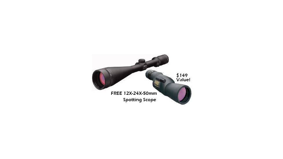 Burris 6.5X-20X-50mm Fullfield II Ballistic Mil-Dot Rifle Scope with FREE 12X-24X-50mm Spotting Scope