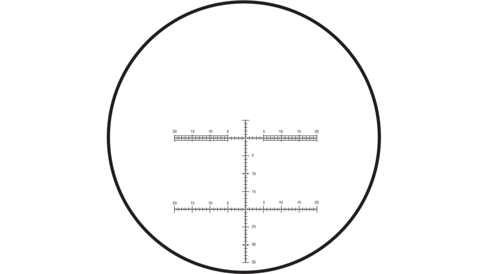 Burris Xtreme Tactical 8-40x50 mm Rifle Scope, 34 mm Tube, First Focal Plane, Black, Matte, Red F-Class MOA Reticle, MOA Adjustment, 201080