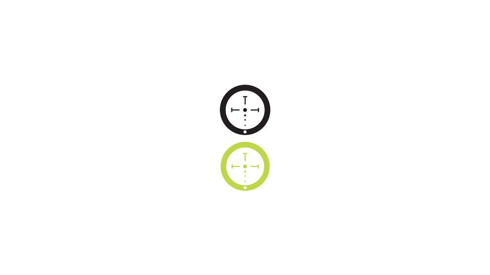Burris Ballistic CQ Reticle - Green Illuminated / Black unilliminated