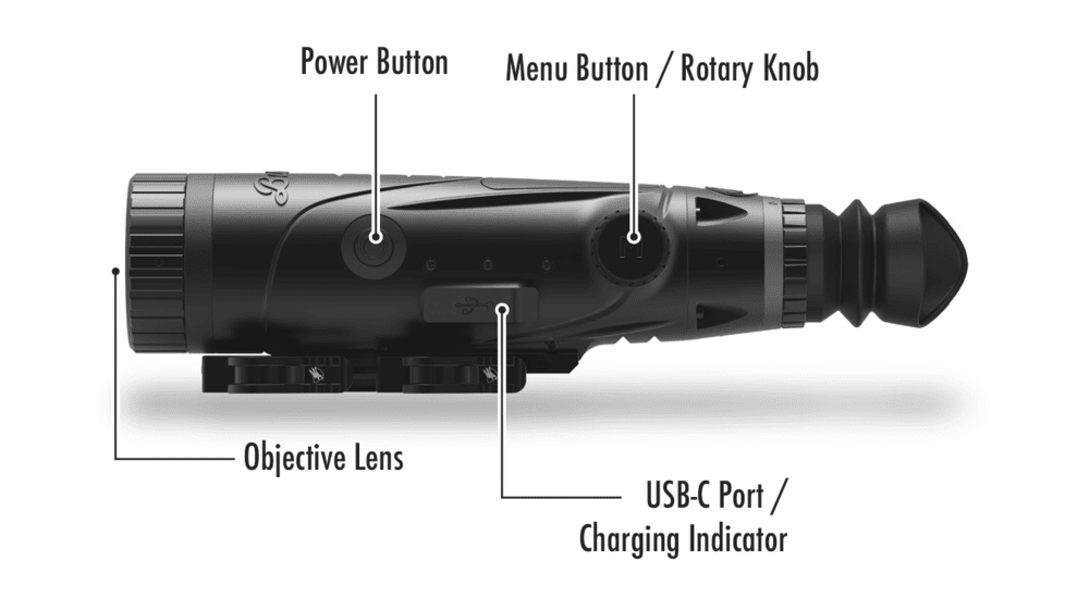 Burris Thermal Optics BTS 35 V2 USM Thermal Imaging Rifle Scope, 60 Hz, Black, 300602