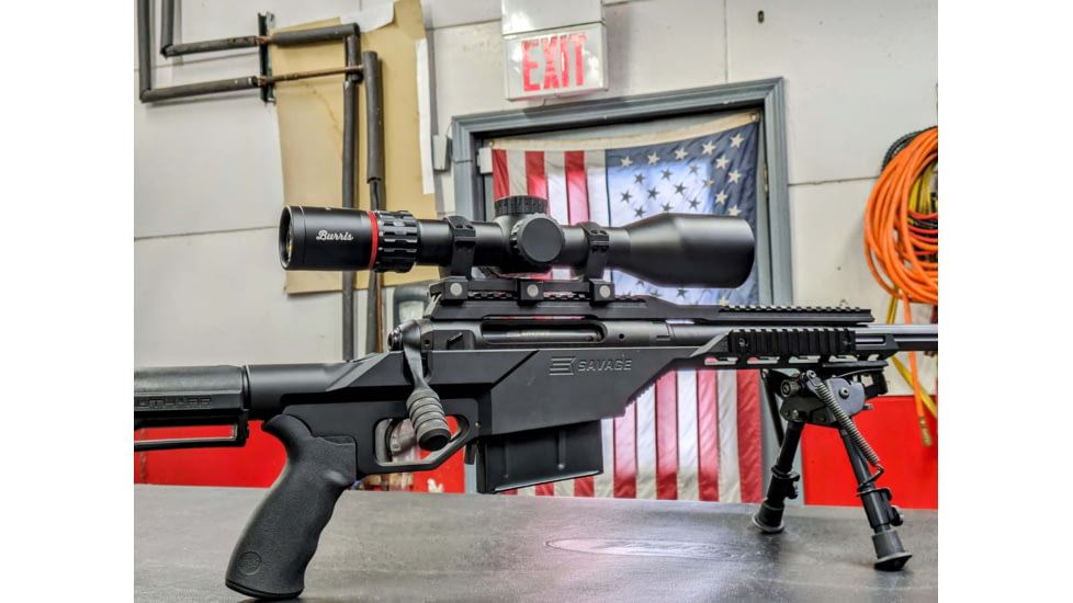 Burris Eliminator 6 Rifle Scope, 4-20x52mm, 34mm Tube, Second Focal Plane, Illuminated X177 Reticle, Black, 200177
