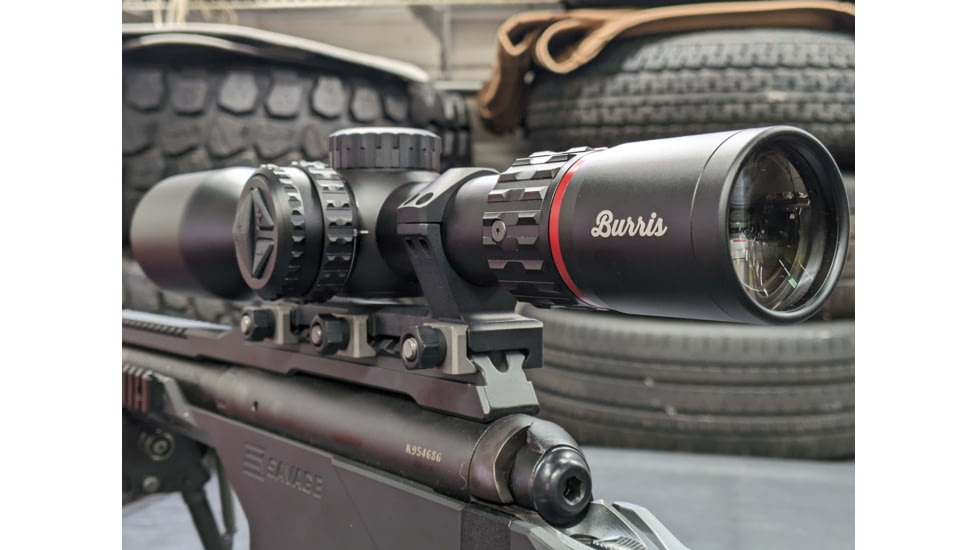 Burris Eliminator 6 Rifle Scope, 4-20x52mm, 34mm Tube, Second Focal Plane, Illuminated X177 Reticle, Black, 200177