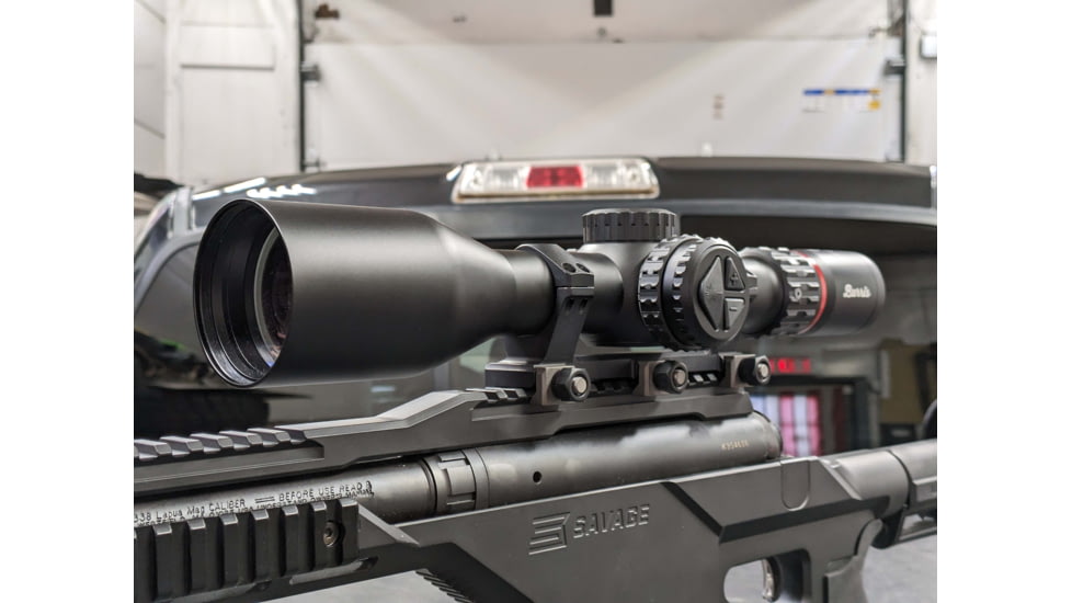 Burris Eliminator 6 Rifle Scope, 4-20x52mm, 34mm Tube, Second Focal Plane, Illuminated X177 Reticle, Black, 200177