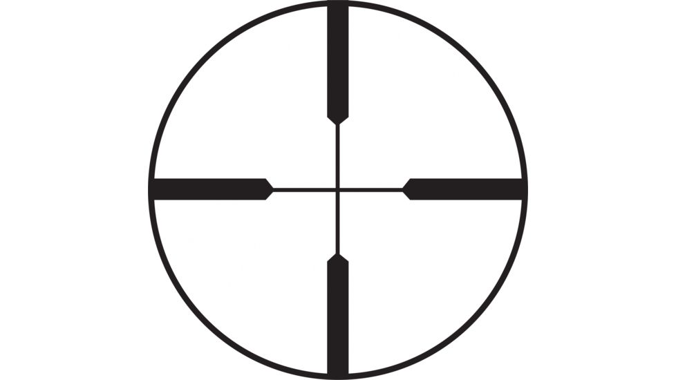 Burris Scout 2.75x20 mm Rifle Scope, 1 in Tube, Second Focal Plane, Black, Matte, Non-Illuminated Heavy Plex Reticle, MOA Adjustment, 200269