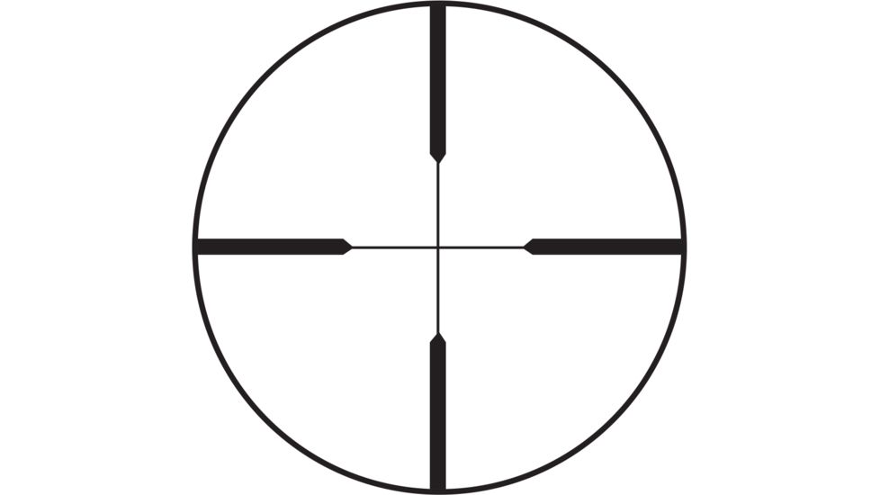 Burris 2x20mm Handgun Scope, 1 in Tube, Second Focal Plane, Black, Matte, Non-Illuminated Plex Reticle, MOA Adjustment, 200218
