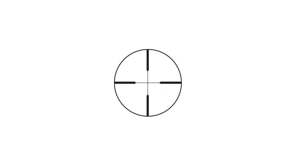 Burris Fullfield IV 2.5-10x42 mm Rifle Scope, 1 in Tube, Second Focal Plane, Black, Matte, Non-Illuminated Plex Reticle, MOA Adjustment, 200487